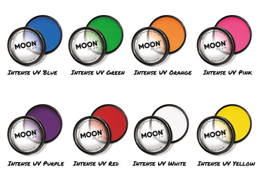 Moon Glow Intense UV Blacklight Pro Face and Body Makeup Cakes